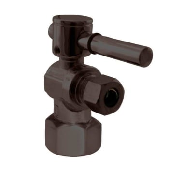 Image for Westbrass Angle Stop, 1/2 In. Ips X 3/8 In. Od - 1/4-Turn Lever Handle, Bronze from HD Supply