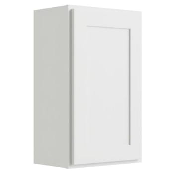 Image for Cnc Cabinetry 9" W X 30" H 1 Door Wall Cabinet, Luxor White from HD Supply