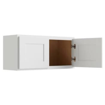 Image for Cnc Cabinetry 33" W X 15" H Wall Cabinet, Luxor White from HD Supply