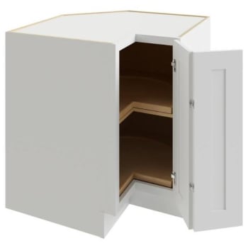 Image for CNC Cabinetry Lazy Susan Corner Base Cabinet (R), Luxor White from HD Supply