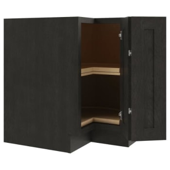 Image for Cnc Cabinetry Lazy Susan Corner Base Cabinet R, Luxor Smoky Grey from HD Supply