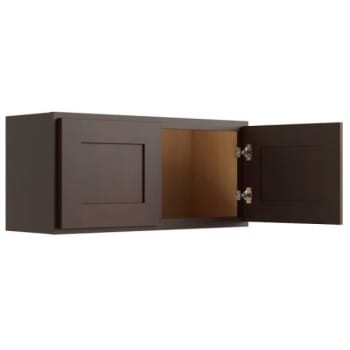 Image for CNC Cabinetry 33" W x 12" H Wall Cabinet, Luxor Espresso from HD Supply