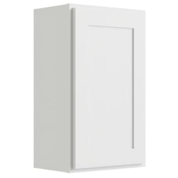 Image for Cnc Cabinetry 15" W X 30" H 1 Door Wall Cabinet, Luxor White from HD Supply