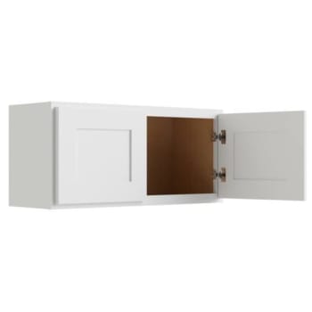 Image for CNC Cabinetry 30" W x 15" H Wall Cabinet, Luxor White from HD Supply