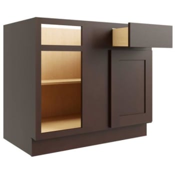 Image for Cnc Cabinetry 36/39 Blind Base Cabinet (L), Luxor Espresso from HD Supply