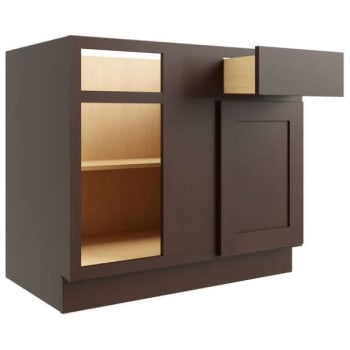 Image for Cnc Cabinetry 36/39 Blind Base Cabinet (R), Luxor Espresso from HD Supply