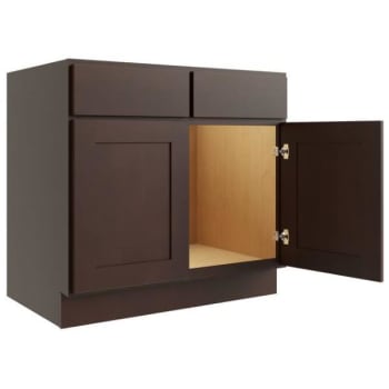 Image for CNC Cabinetry 33" W Sink Base Cabinet, Luxor Espresso from HD Supply