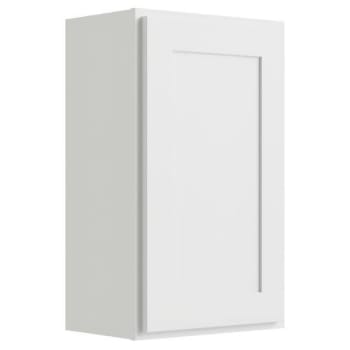 Image for Cnc Cabinetry 18" W X 30" H 1 Door Wall Cabinet, Luxor White from HD Supply