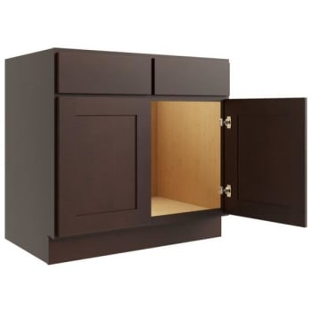 Image for CNC Cabinetry 30" W Sink Base Cabinet, Luxor Espresso from HD Supply