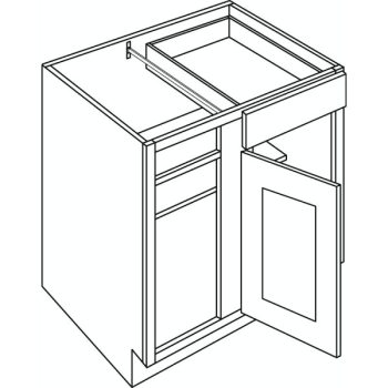 Image for Cnc Cabinetry 36/39 Blind Base Cabinet (R), Country Oak from HD Supply