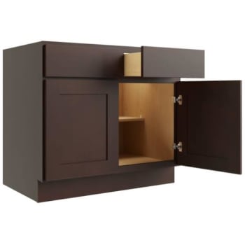 Image for Cnc Cabinetry 36" W 2 Drawer 2 Door Base Cabinet, Luxor Espresso from HD Supply