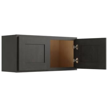 Image for CNC Cabinetry 33" W x 15" H Wall Cabinet, Luxor Smoky Grey from HD Supply