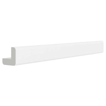 Image for Cnc Cabinetry Outside Corner Molding, Luxor White from HD Supply