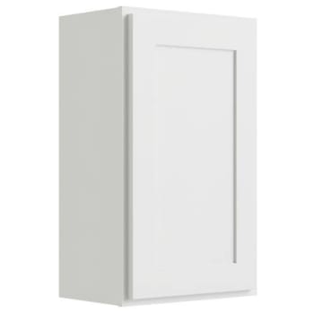 Image for Cnc Cabinetry 12" W X 30" H 1 Door Wall Cabinet, Luxor White from HD Supply