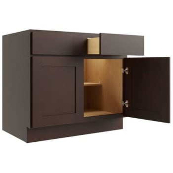 Image for Cnc Cabinetry 30" W 2 Drawer 2 Door Base Cabinet, Luxor Espresso from HD Supply