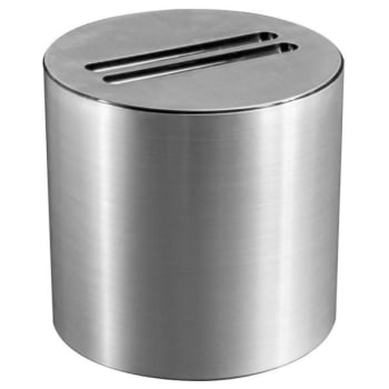 Image for Hapco Contempo Collection 3 Quart Round Ice Bucket Brushed Chrome, Case Of 12 from HD Supply