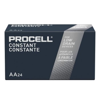 Duracell® Procell Constant® Aa Alkaline Disposable Standard Batteries, Package Of 24