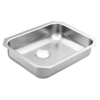 Image for Moen 1800 Undermount Stainless Steel 23.5 Single Bowl Kitchen Sink from HD Supply