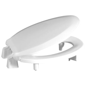 Centoco Elongated 3 Raised Plastic Toilet Seat, Closed Front With Cover, Ada