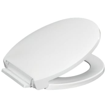 Centoco Luxury Round Closed Front Toilet Seat Featuring Safety Close In White