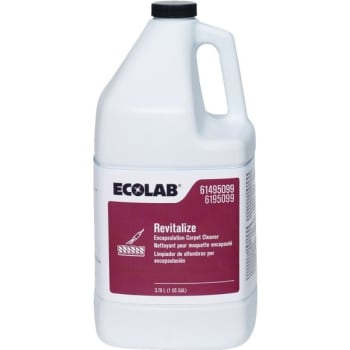 Ecolab® Revitalize Encapsulation Carpet Cleaner 1 Gallon, Case Of 4