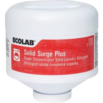 Image for Ecolab® Solid Surge Plus Laundry Detergent 9 Lb, Case Of 4 from HD Supply