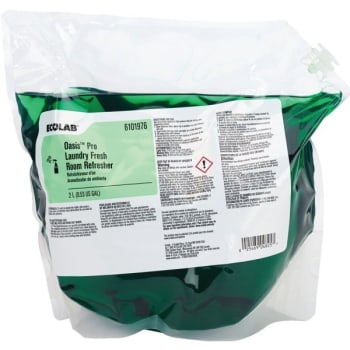 Ecolab® Oasis Pro Laundry Fresh Room Refresher 2 Liter, Case Of 2