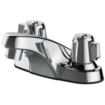 Seasons® Two-Handle Centerset Bathroom Faucet Drilled For Pop-Up In Chrome