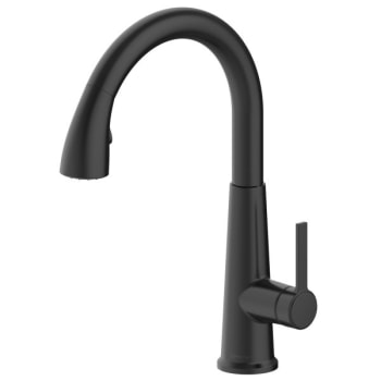 Seasons® Westwind™ Single-Handle Pull Down High-Arc Kitchen Faucet With In Matte Black