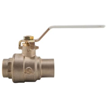 Image for Watts 3/4 In. Lead Free, Full Port, Ball Valve, Solder End Connections from HD Supply