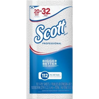 Scott® 1 Ply Professional Kitchen Rolled Towel Case Of 20