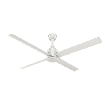 Image for Hunter® Trak 84 in 4-Blade Outdoor Ceiling Fan w/ Remote Control (White) from HD Supply