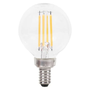 Image for Sylvania Truwave 4W G16.5 350 LM LED Globe Bulb (2700K) (Clear) (8-Case) from HD Supply