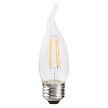 Image for Sylvania Truwave 5.5W B10 Bent LED Decorative Bulb (2700K) (Clear) (12-Case) from HD Supply