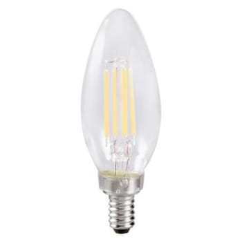 Image for Sylvania Truwave 4W B10 LED Decorative Bulb (2700K) (Clear) (12-Case) from HD Supply