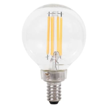 Image for Sylvania Truwave 5.5W G16.5 LED Globe Bulb (2700K) (Clear) (8-Case) from HD Supply