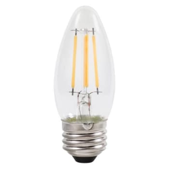 Image for Sylvania Truwave 4W B10 LED Decorative Bulb (Med. Base) (2700K) (12-Case) from HD Supply