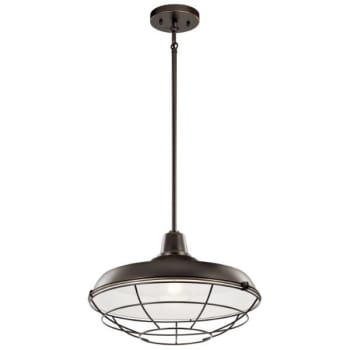 Image for Kichler® Pier 16.5 In. 1-Light Outdoor Pendant Fixture (Olde Bronze) from HD Supply