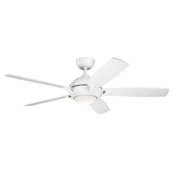 Image for Kichler® Geno 54 In. 5-Blade Led Ceiling Fan W/ Light (White) from HD Supply