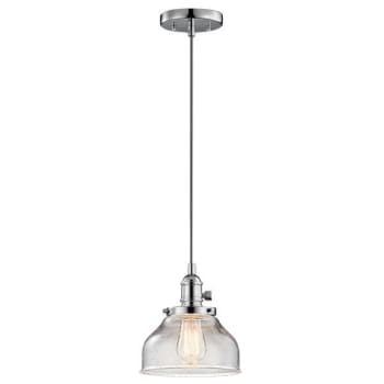 Image for Kichler® Avery 8 In. 1-Light Schoolhouse Pendant Fixture (Chrome) from HD Supply