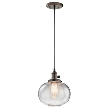 Image for Kichler® Avery 1-Light Industrial Pendant Fixture (Olde Bronze) from HD Supply