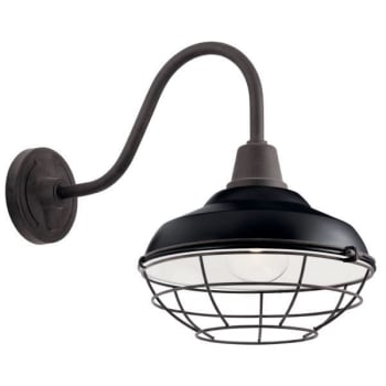 Image for Kichler® 49990BK Pier 12.5 x 16.25 in. Incandescent Outdoor Wall Sconce from HD Supply