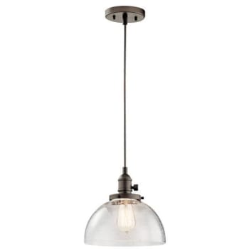 Image for Kichler® Avery 10 X 9 In. 1-Light Industrial Pendant Fixture (Olde Bronze) from HD Supply