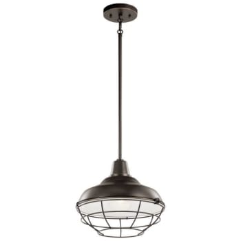 Image for Kichler® Pier 12.5 In. 1-Light Outdoor Pendant Fixture (Olde Bronze) from HD Supply