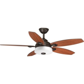 Image for Progress Lighting Graceful 54 In. 5-Blade Led Ceiling Fan W/ Light (Antique Bronze) from HD Supply