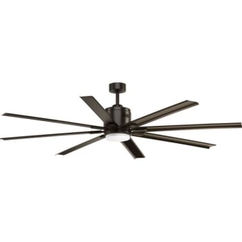 Image for Progress Lighting 72 in. 8-Blade LED Ceiling Fan w/ Light (Antique Bronze) from HD Supply