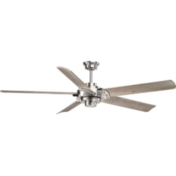 Image for Progress Lighting Ellwood 68 in Indoor Ceiling Fan (Brushed Nickel) from HD Supply