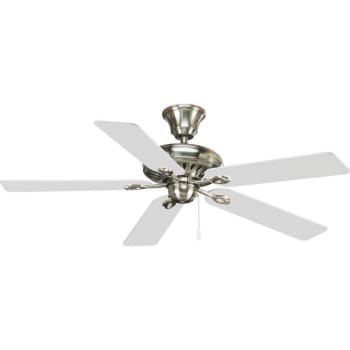 Image for Progress Lighting P2521-09 Airpro 52 In 5-Reversible Blade Indoor Ceiling Fan (Brushed Nickel) from HD Supply