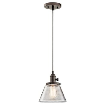 Image for Kichler® Avery Olde Bronze Cone Pendant Light from HD Supply