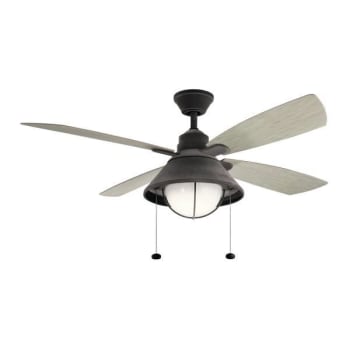 Image for Kichler® Seaside 54 In. 4-Blade Led Ceiling Fan W/ Light (Weathered Zinc) from HD Supply